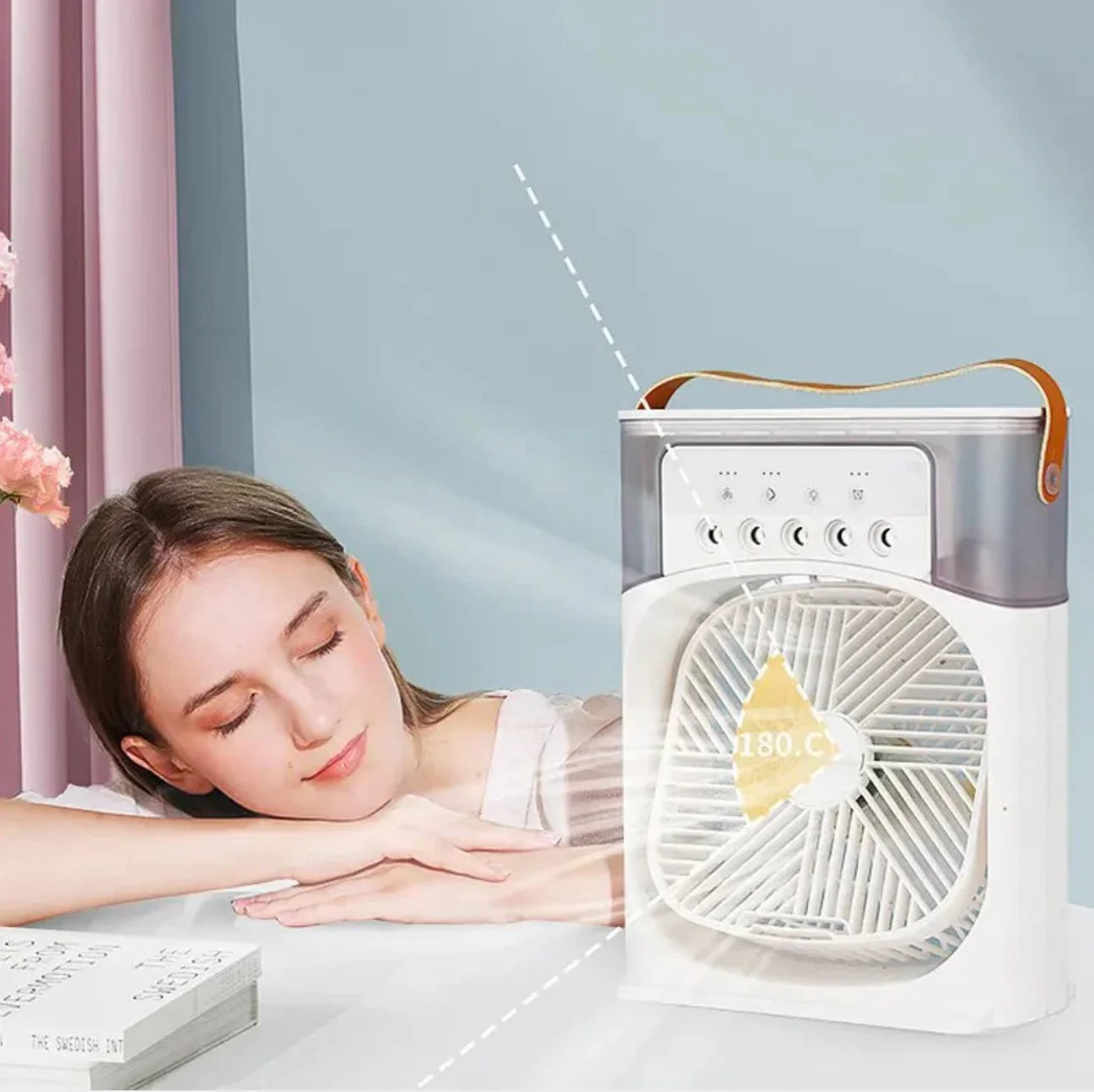 Ventilador Humidificador Aire 3 en 1